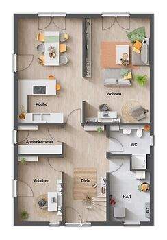 Grundriss_Stadtvilla_Flair124_Staffelgeschoss_2-3_EG