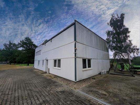 Ansicht der Gewerbehalle