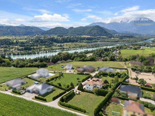 Villa Toskana Vogelperspektive