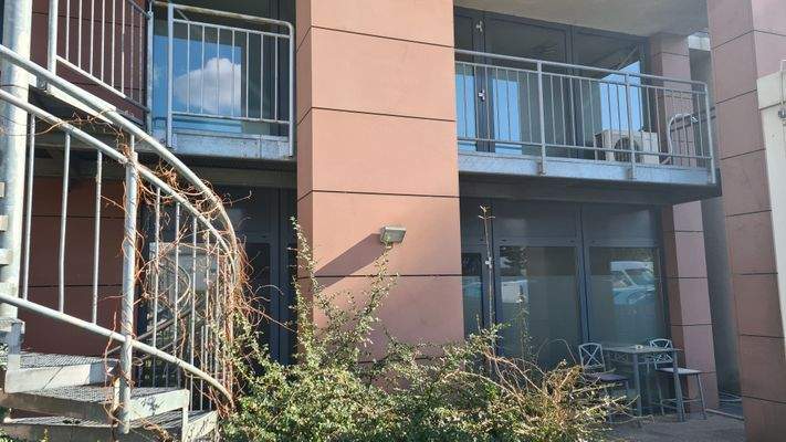 Außenbereich des Büros