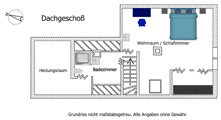 Grundriss Dachgeschoß