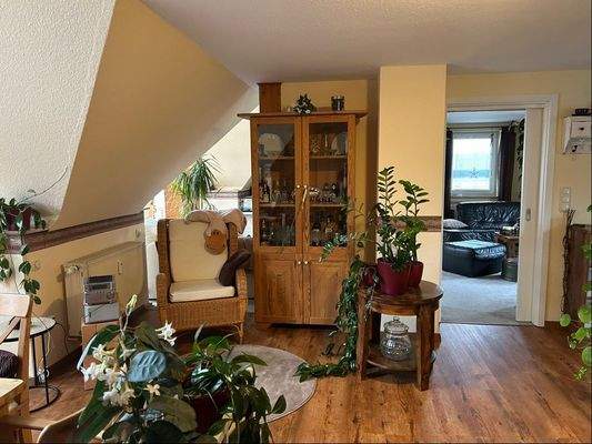 DG-Wohnung: Leseecke beim Esszimmer