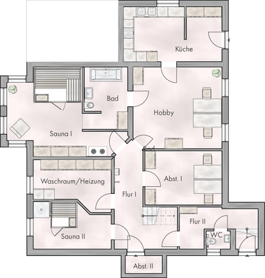 Grundriss Souterrain