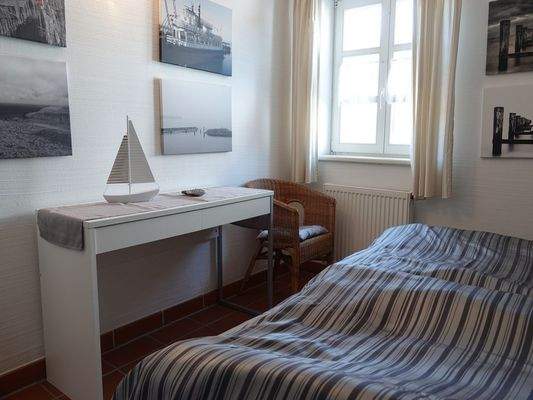 Teilansicht des Schlafzimmers