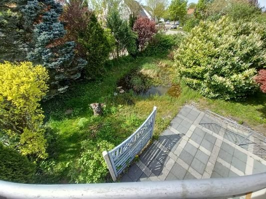 Blick vom Balkon im DG