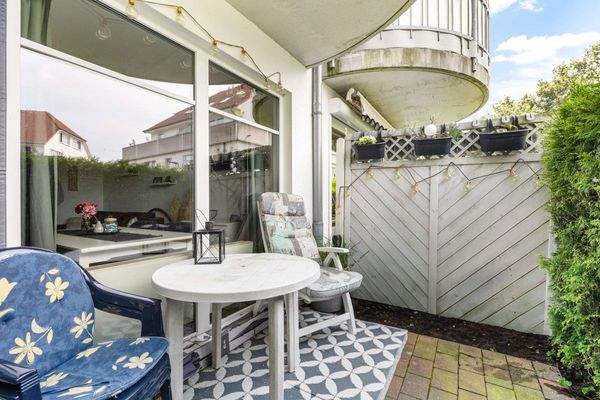 überdachte Terrasse