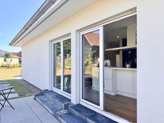 Detail Terrasse an der Küche