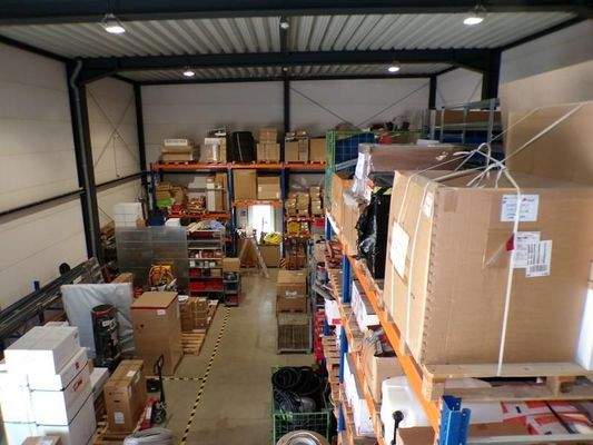 9e Lager (Blick von der Lagerempore)