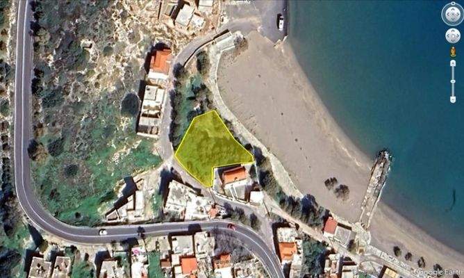 Kreta, Pachia Ammos: Baugrundstück am Strand zu verkaufen