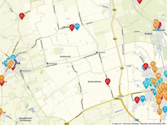 Geolyzer Kartenausschnitt