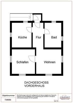 Obergeschoss Vorderhaus