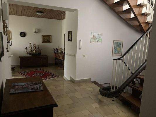 Treppenhaus mit Treppenlift