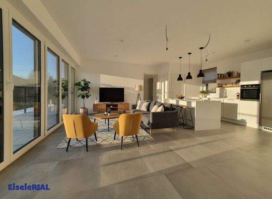 Wohnzimmer KI generiert