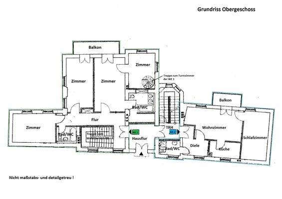 Grundriss Obergeschoss