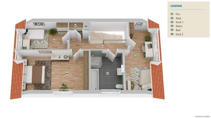 Grundriss dachgeschoss