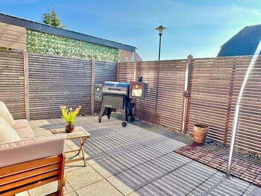 Uneinsehbarer und gemütlicher Außenbereich