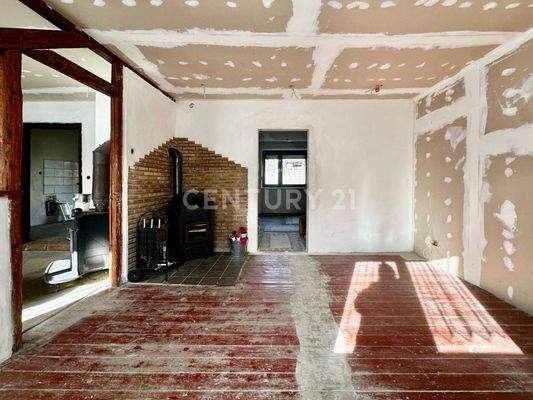 Wohnraum – Tiefenperspektive und offene Gestaltung