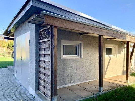 Platz für Holzvorräte