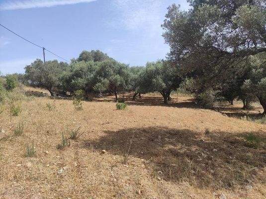 Kreta, Karoti: Grundstück mit Baugenehmigung und atemberaubendem Bergblick zu verkaufen