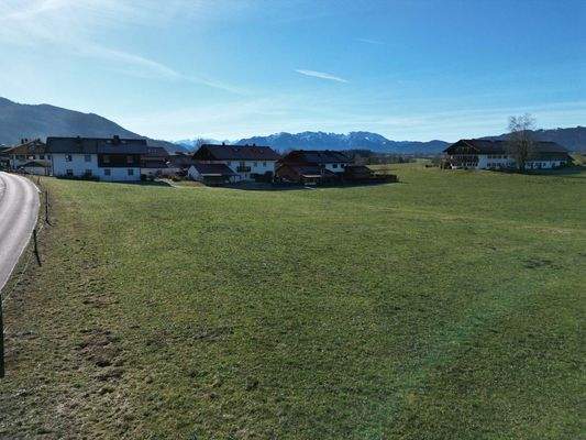 Blick in die Tölzer Hausberge