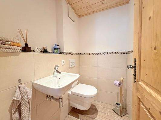 Gäste-Wc im Erdgeschoss