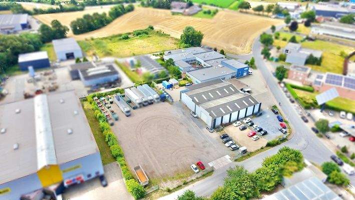 Luftbild geschotterte Fläche (Erbpachtgrundstück)