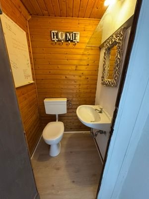 Gäste-WC im EG-Flur zum OG) 