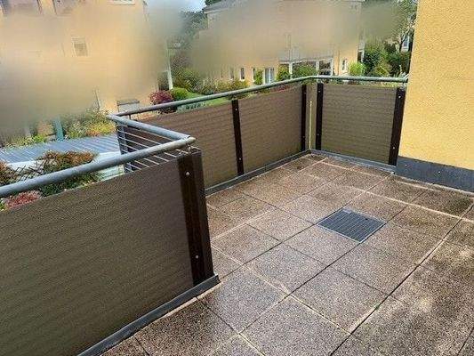 Balkon am Wohnzimmer