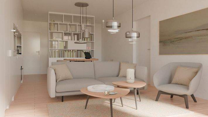 Visualisierung Wohnzimmer