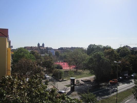 Ausblick vom Balkon