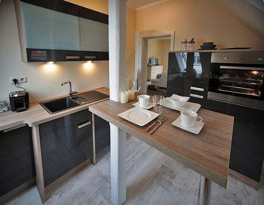 Voll ausgestattete Designerküche