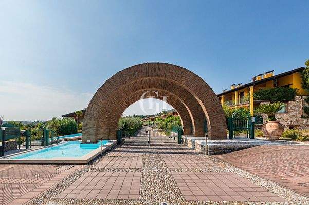 Eingang der Wohnanlag