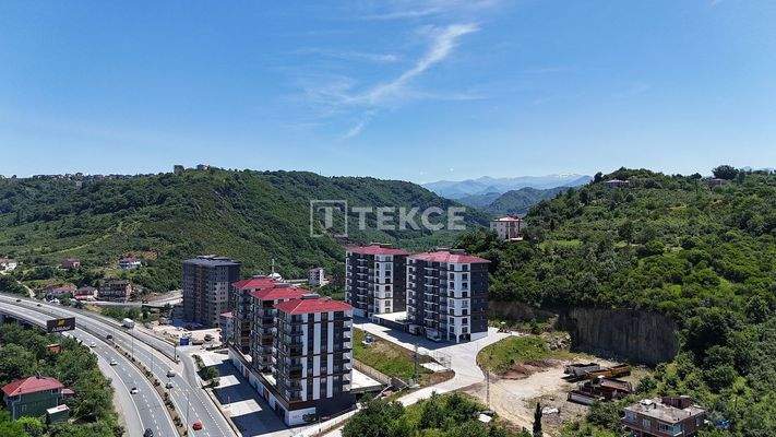 Ready to Move Apartments on D-5 State Road in Trabzon