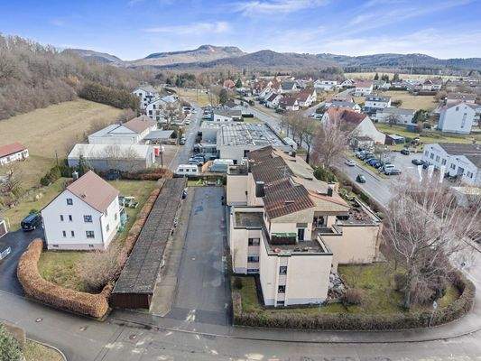 Gesamtansicht der Wohnanlage