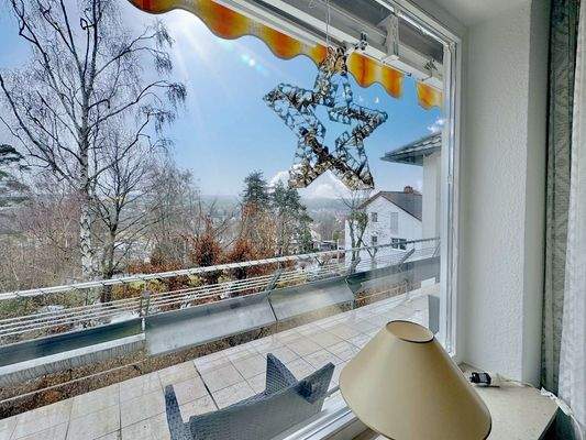 Ausblick aus dem Wohnzimmer