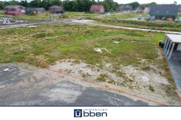 Blick auf das Grundstück 