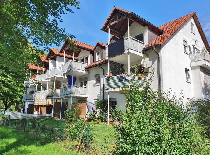 Langweid Foret: 1 Zimmerappartement mit Terrasse und Kellerabteil