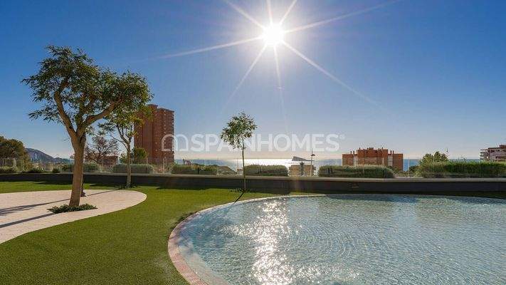 Sea Views Flats Near the Beach in Benidorm Costa Blanca