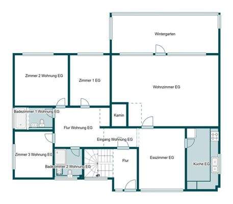 Grundriss Skizze EG