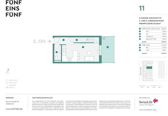 Grundriss WE 11 - 2.OG