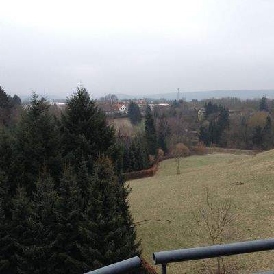 Blick vom Balkon