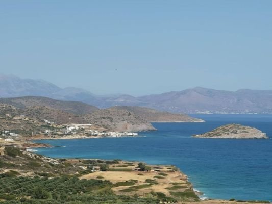 Kreta, Mochlos: Baugrundstück mit Meerblick zu ver