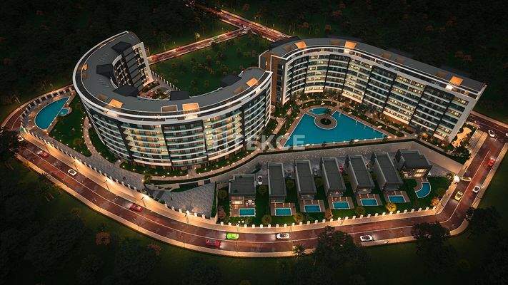 Sea View Apartments with Rich Amenities in Kepez Antalya