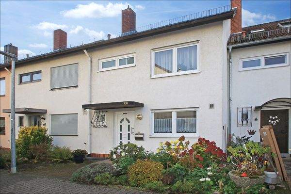 Vorderansicht des Hauses