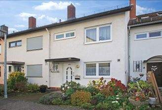 Vorderansicht des Hauses