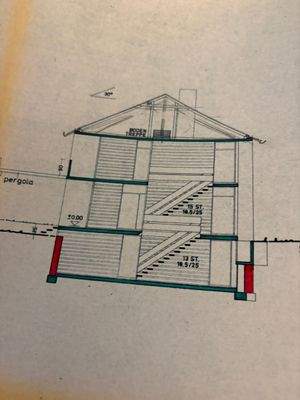 Ansicht mit OG (wurde nicht gebaut)