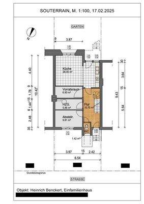 Grundriss Souterrain