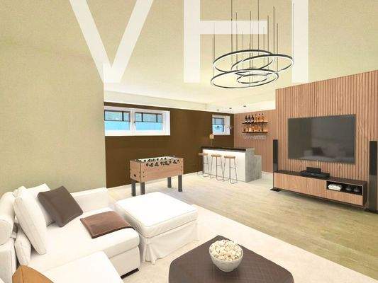 Rendering Untergeschoss