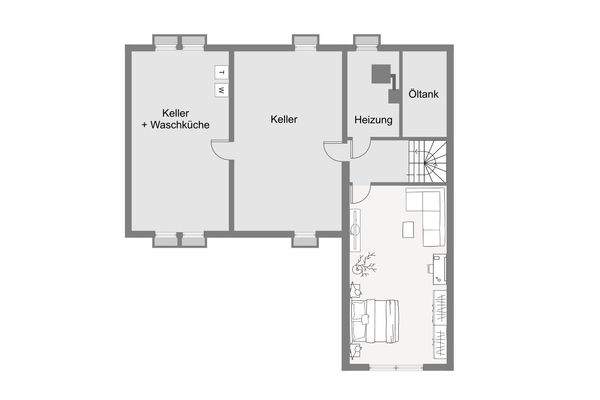 Grundriss Untergeschoss