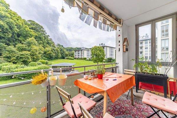 Ausblick in den Park